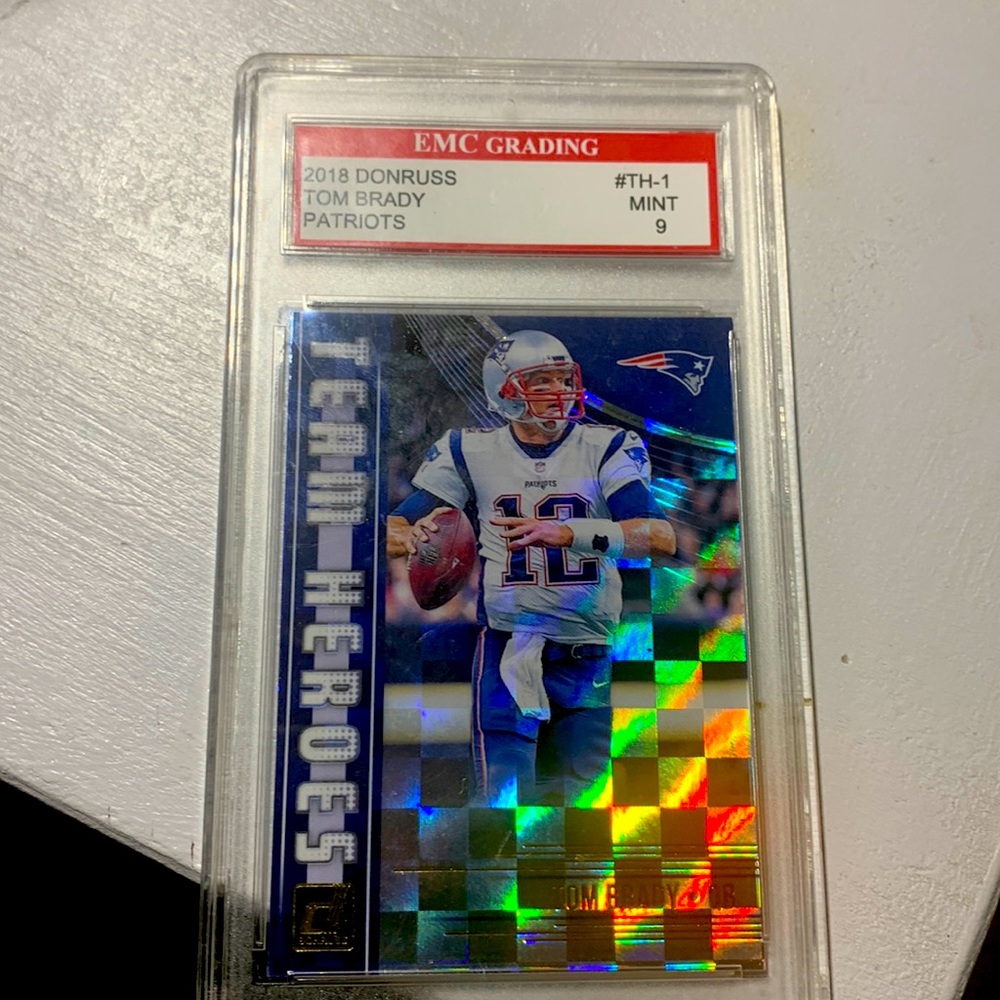 2018 Donruss Team Heroes Tom Brady England Patriots Th-1